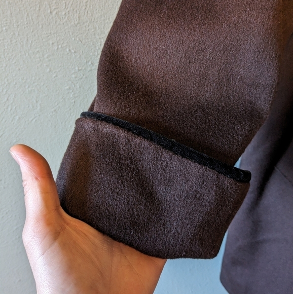 Forecaster of Boston Vintage Brown Overcoat Size 16 - Picture 9 of 14